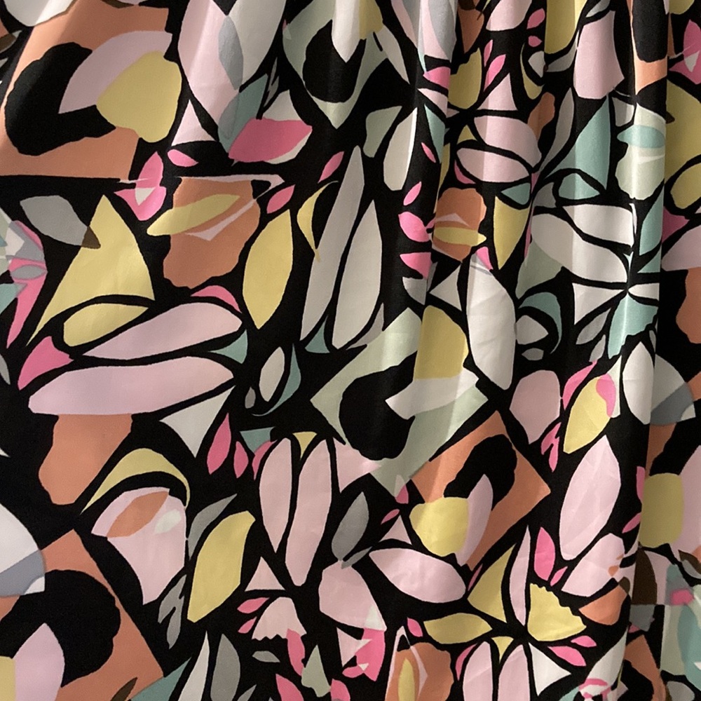 Entro print puff sleeve top - Picture 3 of 4